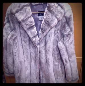 Dennis Basso Faux Fur Coat